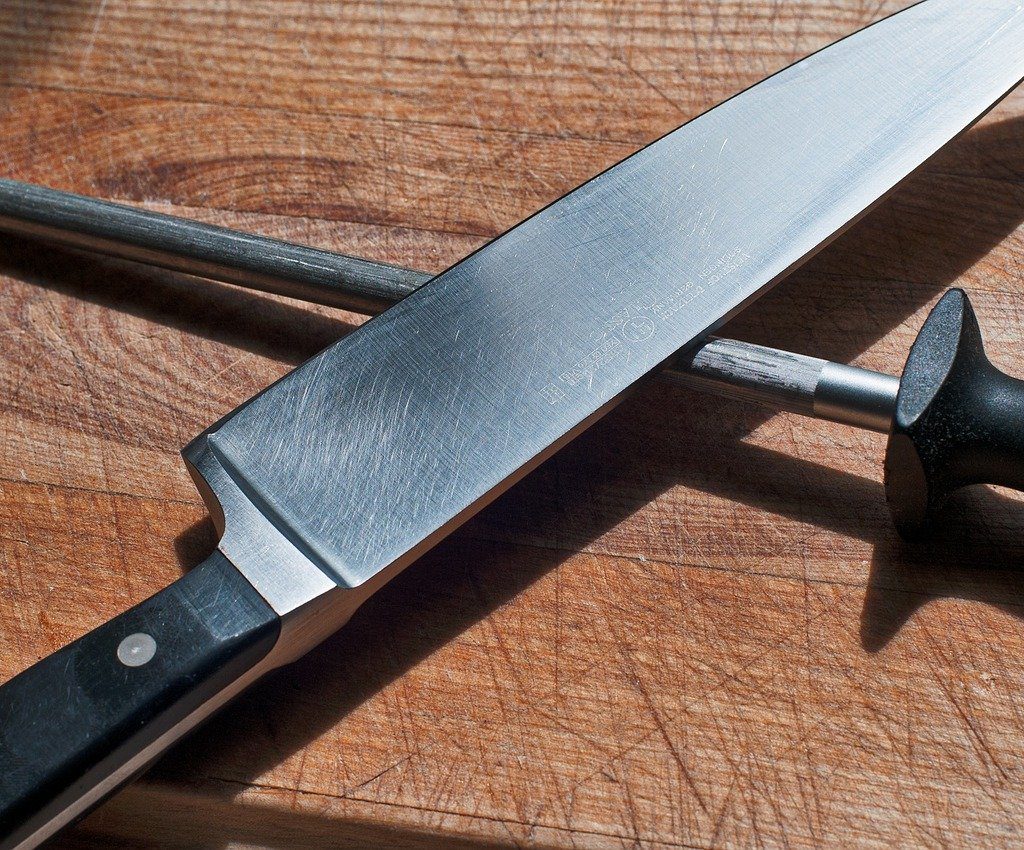  Mercer Culinary Diamond Honing Steel, 12 Inch: Knife Sharpeners:  Home & Kitchen